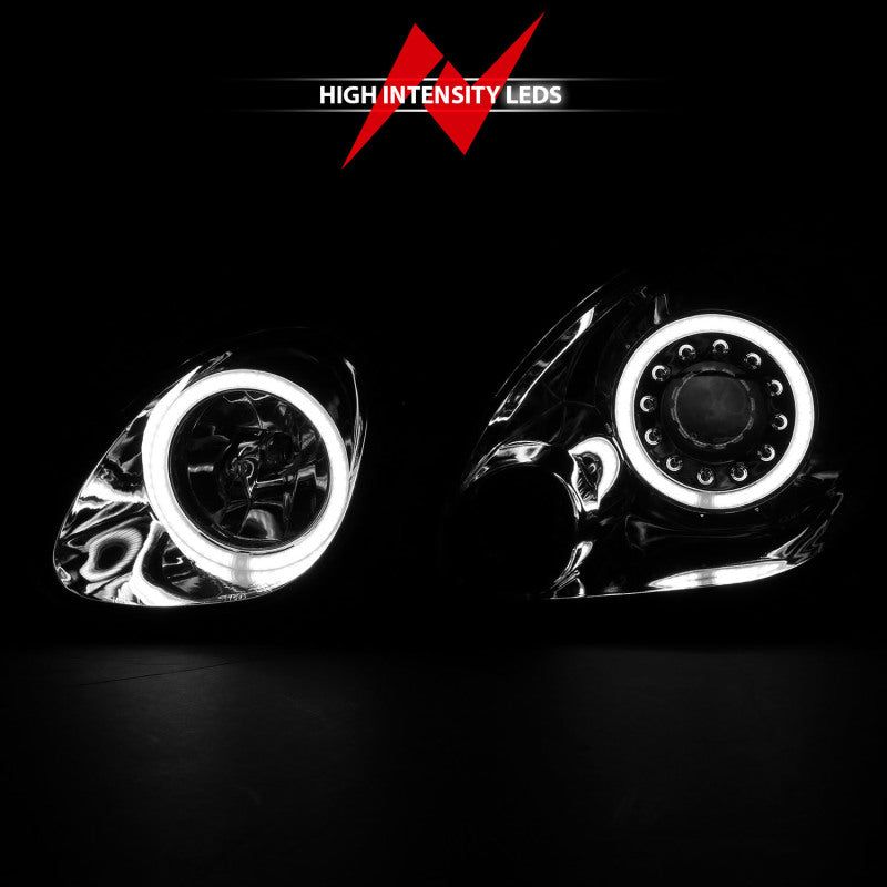 ANZO 121143 - ANZ121143 - ANZO 1998-2005 Lexus Gs300 Projector Headlights w/ Halo Chrome - Shipped in Europe - Tuningsupply.com