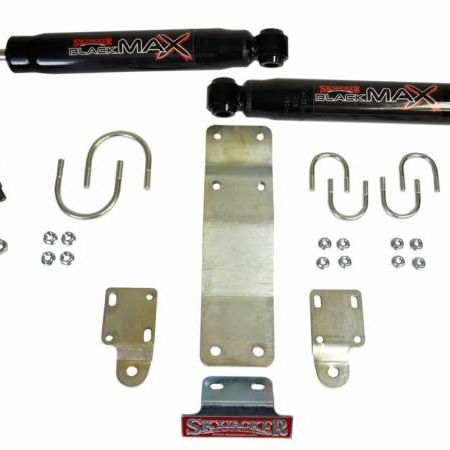 Skyjacker 8204 - SKY8204 - Skyjacker 2007-2017 Jeep Wrangler (JK) (Use w/ OEM Tie Rods) Dual Steering Damper Kit w/ Black Max - Shipped in Europe - Tuningsupply.com