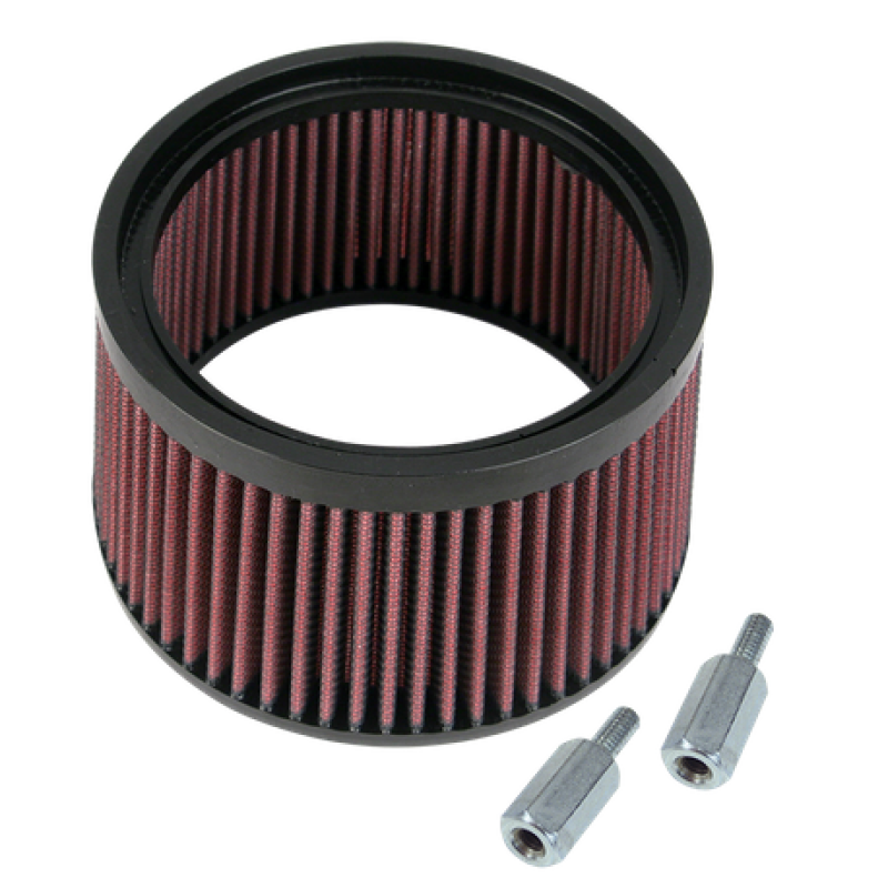 S&S Cycle 170-0127 - SSC170-0127 - S&S Cycle 1in Taller Pleated Stealth Air Filter Kit - Shipped in Europe - Tuningsupply.com