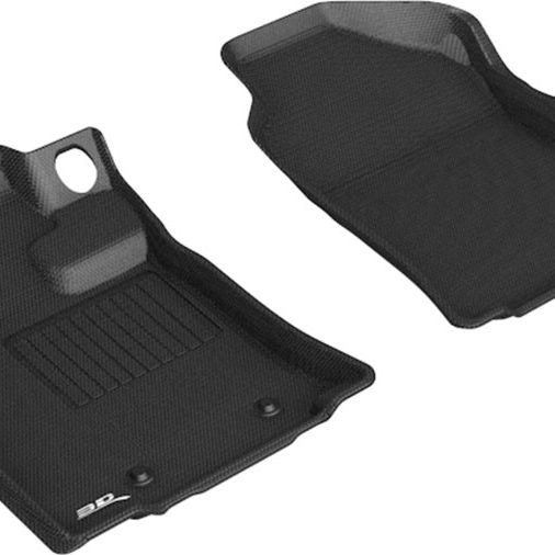 3D MAXpider L1SB02611509 - ACEL1SB02611509 - 3D MAXpider 19-23 Subaru Ascent Kagu 1st Row Floormat - Black - Shipped in Europe - Tuningsupply.com