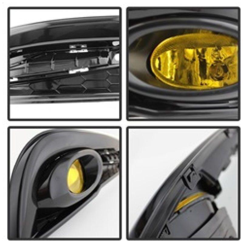 SPYDER 5077752 - SPY5077752 - Spyder Honda Civic 2013-2014 4dr OEM Fog Light W/Switch Yellow FL-HC2013-4D-Y - Shipped in Europe - Tuningsupply.com