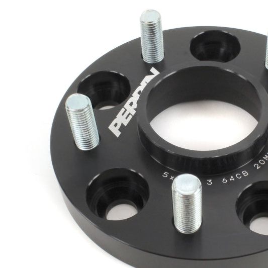 Perrin Performance PHP-WHL-020BK - PERPHP-WHL-020BK - PERRIN 17-21 Honda Civic Si / 22-26 Acura Integra 64.1mm 5x114.3 Wheel Spacers 20mm - Pair - Shipped in Europe - Tuningsupply.com
