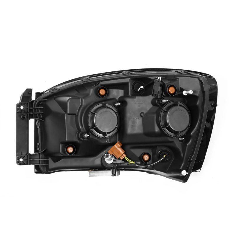 AlphaRex 880537 - ARX880537 - AlphaRex 06-08 Dodge Ram 1500HD NOVA LED Proj Headlights Plank Style Blk w/Seq Signal/DRL/Amber LED - Shipped in Europe - Tuningsupply.com