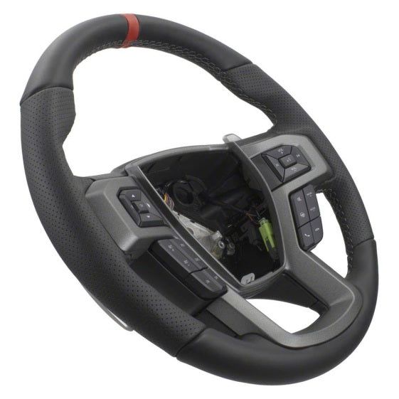 Ford Racing M-3600-F15RRD - FRPM-3600-F15RRD - Ford Racing 15-18 F-150 Raptor Performance Steering Wheel Kit - Red Sightline - Shipped in Europe - Tuningsupply.com
