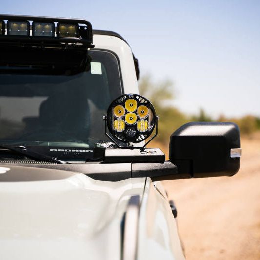 DV8 Offroad LBBR-02 - DVELBBR-02 - DV8 21-22 Ford Bronco A-Pillar Pod Light Mounts - Shipped in Europe - Tuningsupply.com