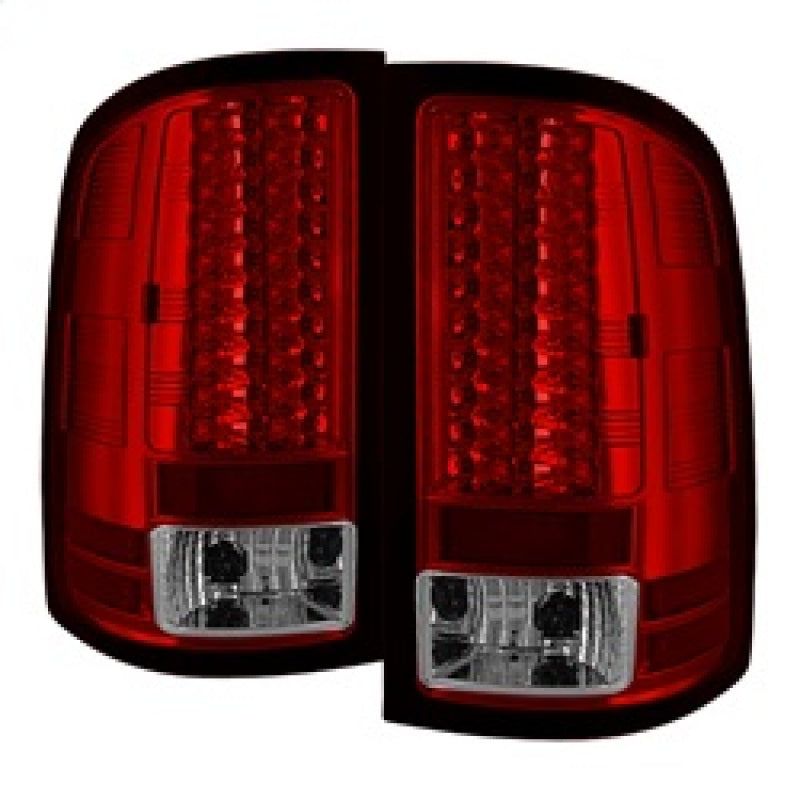 SPYDER 5014955 - SPY5014955 - Spyder GMC Sierra 07-13 (Not 3500 Dually 4 Rear Wheels)LED Tail Lights Red Clear ALT-YD-GS07-LED-RC - Shipped in Europe - Tuningsupply.com