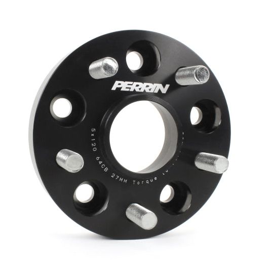 Perrin Performance PHP-WHL-027BK - PERPHP-WHL-027BK - PERRIN 17-25 Honda Civic Type R / 22-26 Acura Integra Type S 64.1mm 5x120 Wheel Spacers 27mm - Pair - Shipped in Europe - Tuningsupply.com