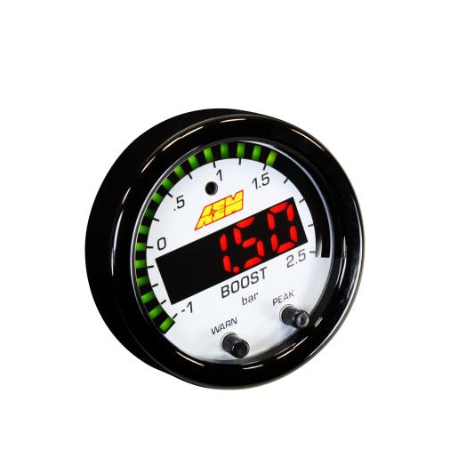 AEM 30-0306 - AEM30-0306 - AEM X-Series Boost Pressure -30inHg 35psi Gauge - Shipped in Europe - Tuningsupply.com