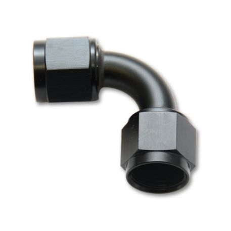 Vibrant 10734 - VIB10734 - Vibrant -10AN Female 90 Degree Union Adapter (AN to AN) - Anodized Black Only - Shipped in Europe - Tuningsupply.com