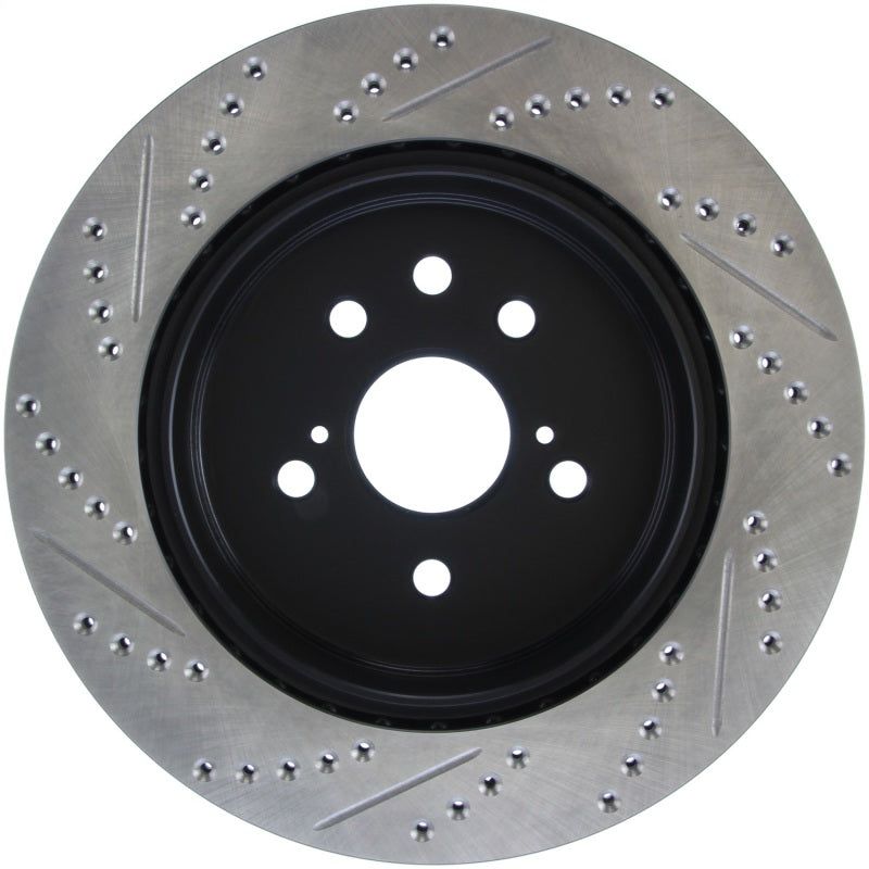 Stoptech 127.44189L - STO127.44189L - StopTech Slotted & Drilled Sport Brake Rotor Left Rear 13-14 Lexus GS300/350/400/430 - Shipped in Europe - Tuningsupply.com