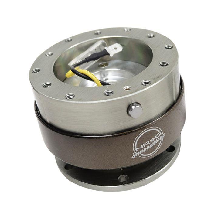NRG SRK-200GM - NRGSRK-200GM - NRG Quick Release Gen 2.0 - Gunmetal Body / Titanium Chrome Ring - Shipped in Europe - Tuningsupply.com