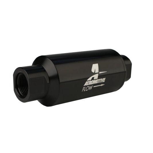 Aeromotive 12324 - AER12324 - Aeromotive In-Line Filter - AN-10 - Black - 100 Micron - Shipped in Europe - Tuningsupply.com