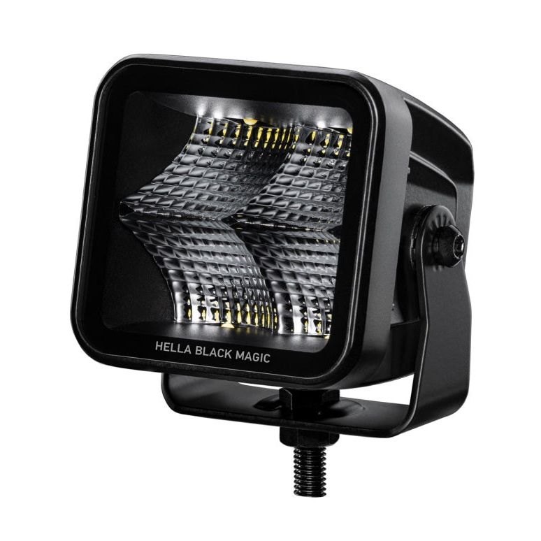 Hella LA358176811 - HELLA358176811 - Hella Universal Black Magic 3.2in L.E.D. Cube Kit - Flood Beam - Shipped in Europe - Tuningsupply.com
