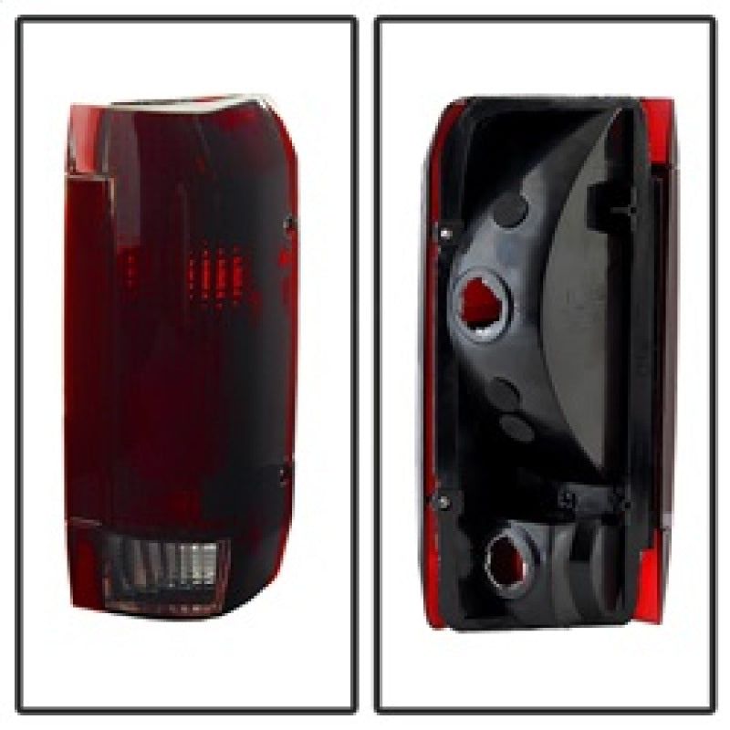 SPYDER 9030567 - SPY9030567 - xTune Ford Bronco F150 F250 F350 F450 92-96 OE Style Tail Lights Red Smoked ALT-JH-FB92-OE-RSM - Shipped in Europe - Tuningsupply.com