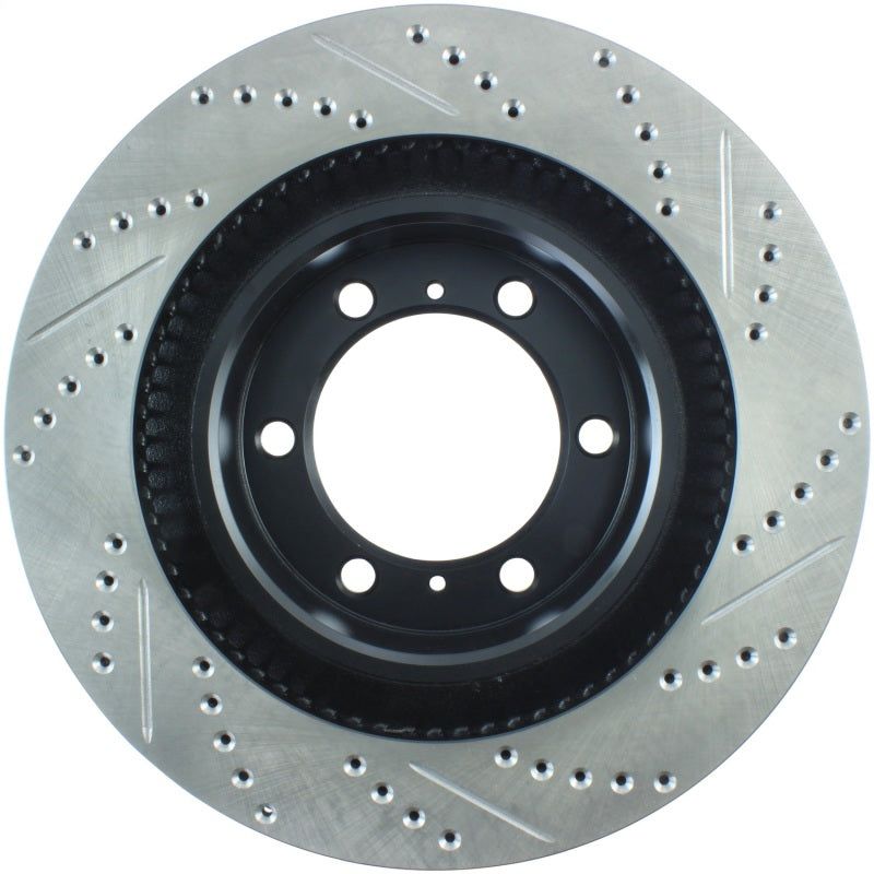 Stoptech 127.44174R - STO127.44174R - StopTech Slotted & Drilled Sport Brake Rotor - Shipped in Europe - Tuningsupply.com