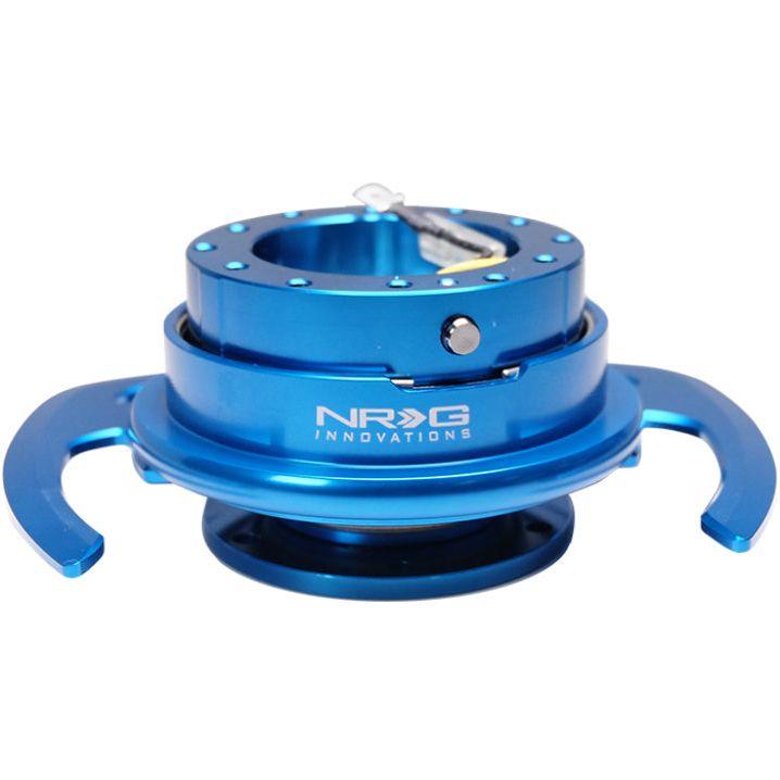 NRG SRK-700BL - NRGSRK-700BL - NRG Quick Release Kit Gen 4.0 - Blue Body / Blue Ring w/ Handles - Shipped in Europe - Tuningsupply.com