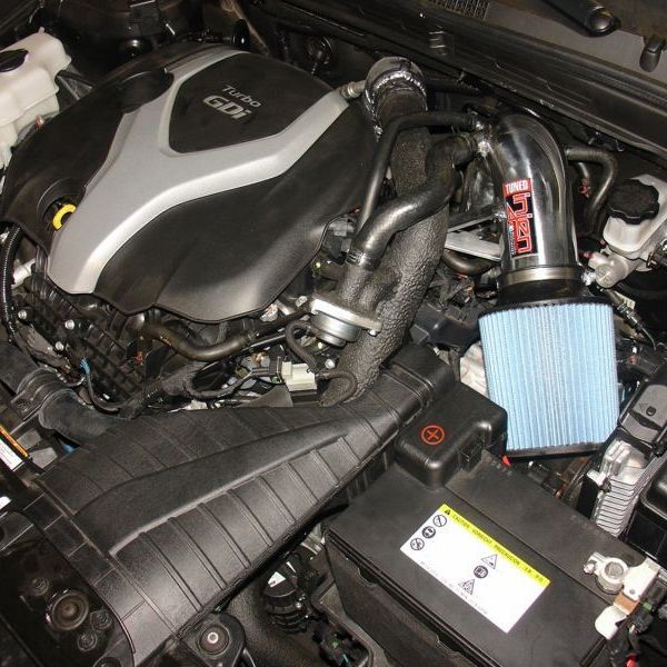 Injen SP1330BLK - INJSP1330BLK - Injen 2011-14 Hyundai Sonata/Kia Optima 2.0L Turbo Black Short Ram Intake - Shipped in Europe - Tuningsupply.com