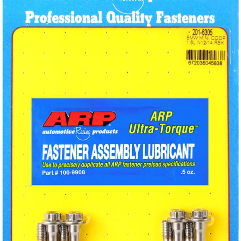 ARP 201-6305 - ARP201-6305 - ARP Mini N12/N14 1.6L Rod Bolt Kit - Shipped in Europe - Tuningsupply.com