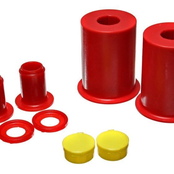 Energy Suspension 4.3165R - ENG4.3165R - Energy Suspension 05-13 Ford Mustang Red Front Lower Control Arm Bushings (Must reuse outer metal sh - Shipped in Europe - Tuningsupply.com
