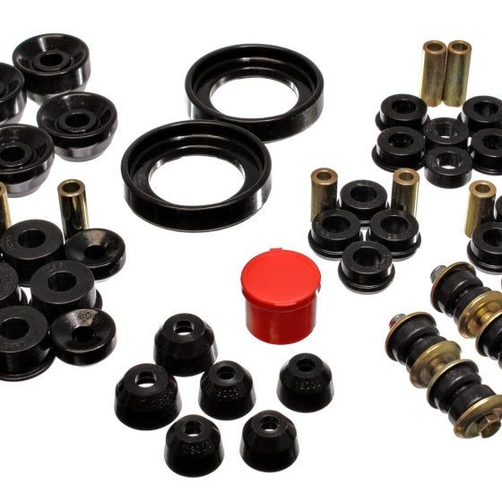 Energy Suspension 16.18108G - ENG16.18108G - Energy Suspension 90-93 Honda Accord/Odyssey Black Hyper-Flex Master Bushing Set - Shipped in Europe - Tuningsupply.com