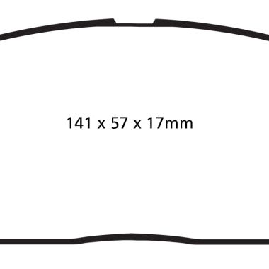 EBC DP31856C - EBCDP31856C - EBC 09+ Hyundai Genesis Coupe 2.0 Turbo Redstuff Front Brake Pads - Shipped in Europe - Tuningsupply.com