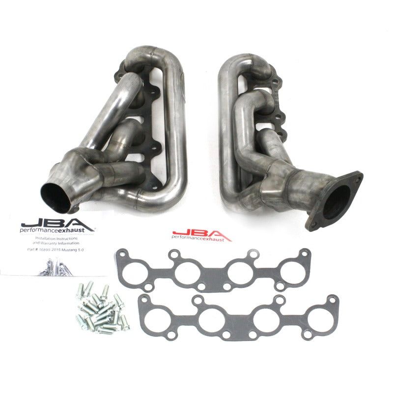 JBA 1689S - JBA1689S - JBA 15-20 Ford Mustang 5.0L Coyote 1-3/4in Primary Raw 409SS Cat4Ward Header - Shipped in Europe - Tuningsupply.com