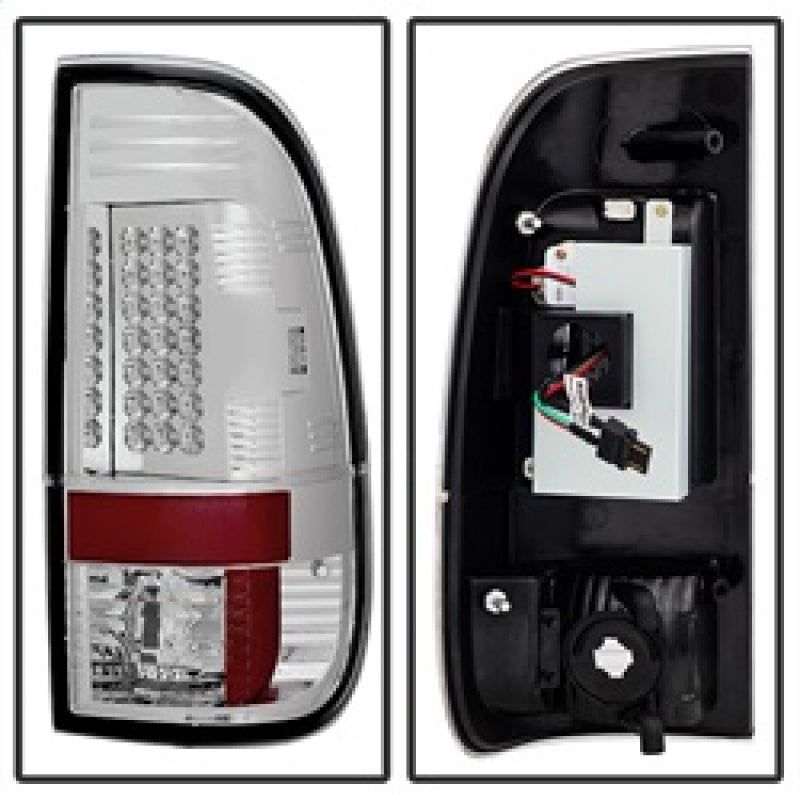 SPYDER 5003904 - SPY5003904 - Spyder Ford Super Duty 08-15 LED Tail Lights Chrome ALT-YD-FS07-LED-C - Shipped in Europe - Tuningsupply.com
