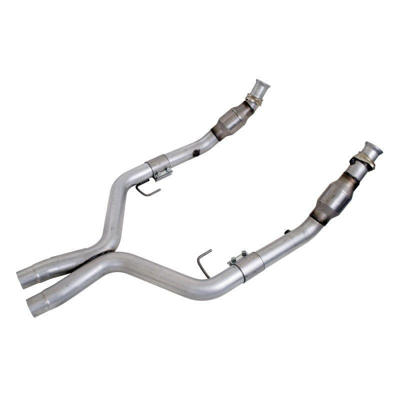 BBK 1770 - BBK1770 - BBK 05-10 Mustang 4.6 GT High Flow X Pipe With Catalytic Converters - 2-3/4 - Shipped in Europe - Tuningsupply.com