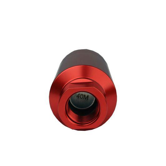 Aeromotive 12335 - AER12335 - Aeromotive In-Line Filter - AN-10 size - 40 Micron SS Element - Red Anodize Finish - Shipped in Europe - Tuningsupply.com