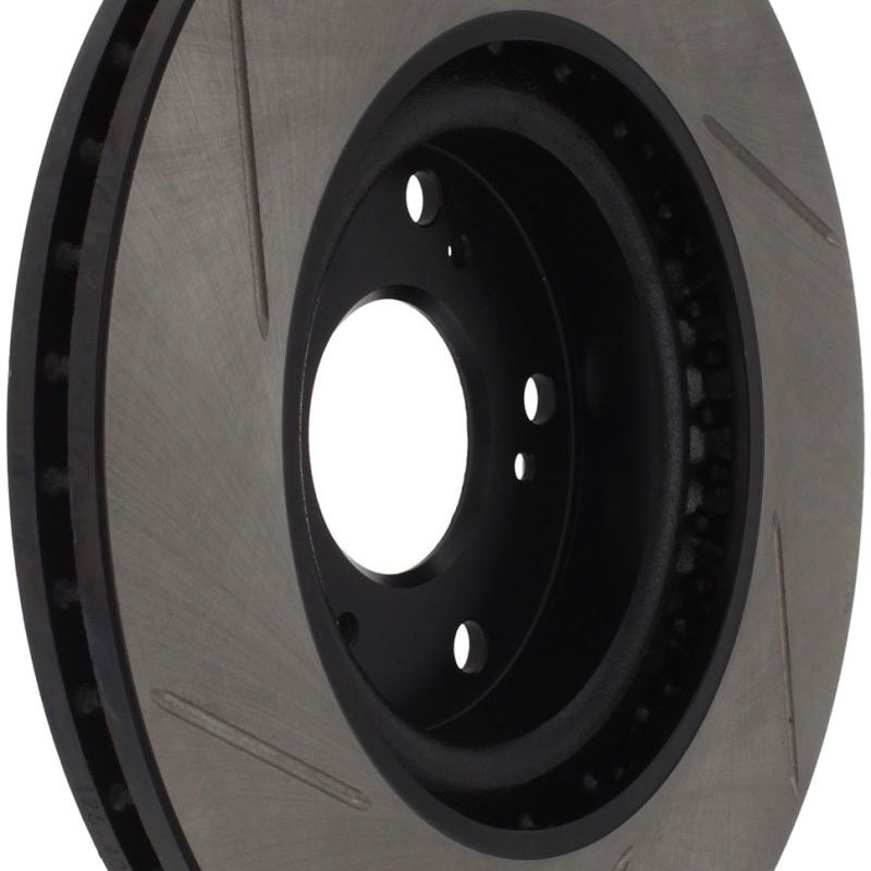 Stoptech 126.40057SL - STO126.40057SL - StopTech Power Slot Slotted 06-08 Honda Civic Si Front Left Rotor - Shipped in Europe - Tuningsupply.com
