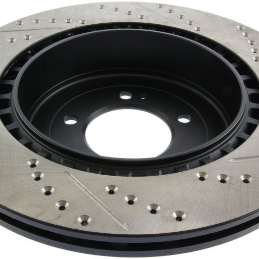 Stoptech 127.46075R - STO127.46075R - StopTech Slotted & Drilled Sport Brake Rotor - Shipped in Europe - Tuningsupply.com