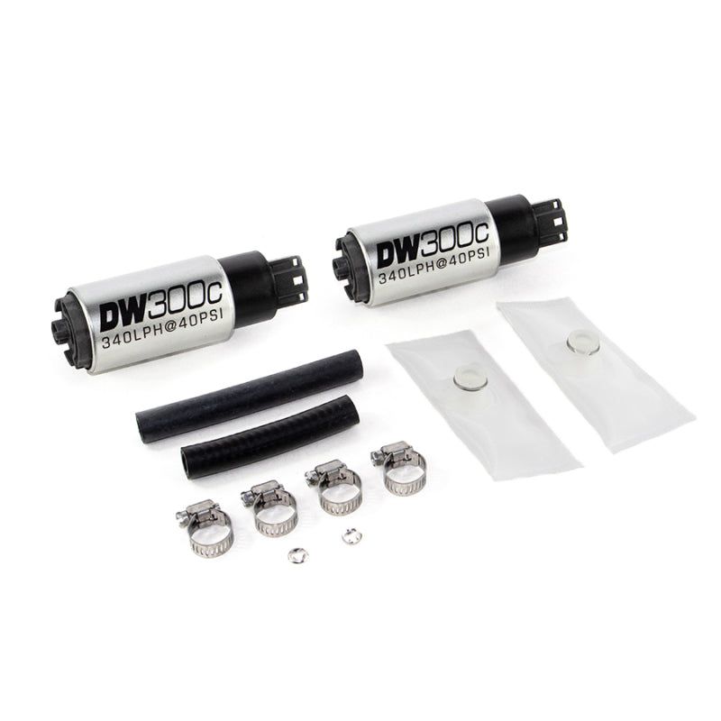 DeatschWerks 9-307-1013 - DWK9-307-1013 - DeatschWerks 340lph DW300C Compact Fuel Pump w/ 99-04 Ford Lightning Set Up Kit (w/o Mounting Clips) - Shipped in Europe - Tuningsupply.com