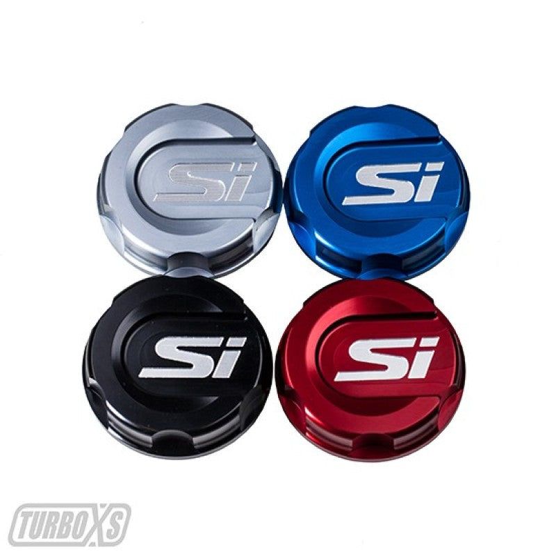 Turbo XS HC-OC-RED-SI - TXSHC-OC-RED-SI - Turbo XS 2016+ Honda Civic Red Oil Cap - Shipped in Europe - Tuningsupply.com