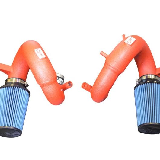 Injen SP1350WR - INJSP1350WR - Injen 18-20 Kia Stinger 3.3L Twin Turbo Wrinkle Red Short Ram Air Intake - Shipped in Europe - Tuningsupply.com