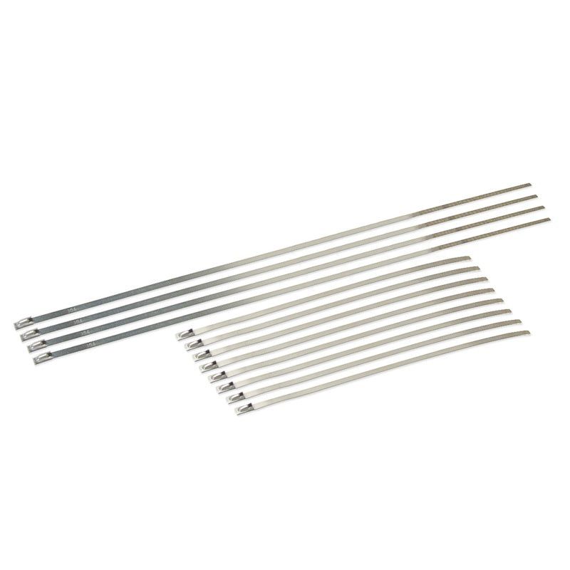 DEI 10205 - DEI10205 - DEI Stainless Steel Locking Tie Eight 8in and Four 14in per pack - Shipped in Europe - Tuningsupply.com