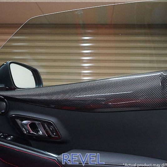 Revel 1TR4GT0AT01 - RVL1TR4GT0AT01 - Revel GT Dry Carbon Door Trim Cover 2020 Toyota GR Supra - 2 Pieces - Shipped in Europe - Tuningsupply.com