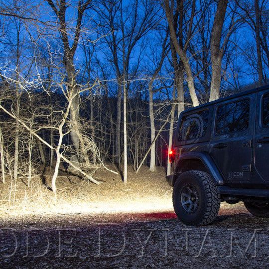 Diode Dynamics DD6110 - DIODD6110 - Diode Dynamics 18-21 Jeep JL Wrangler SS30 Rear Hardtop Bracket Kit - White Flood - Shipped in Europe - Tuningsupply.com