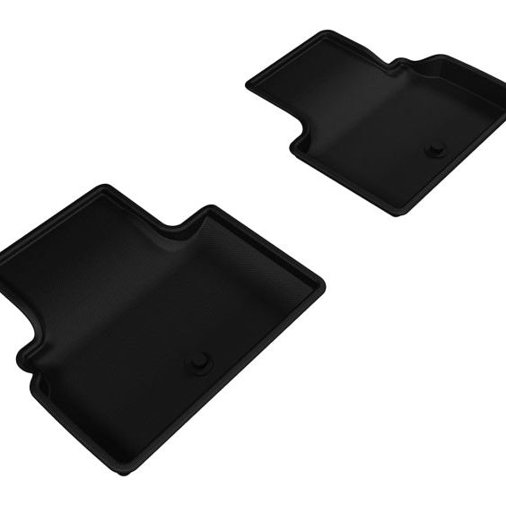 3D MAXpider L1IN01721509 - ACEL1IN01721509 - 3D MAXpider 2014-2020 Infiniti Q50/Q60 Kagu 2nd Row Floormats - Black - Shipped in Europe - Tuningsupply.com