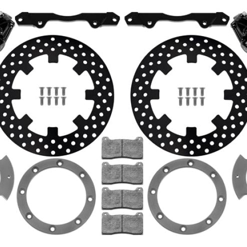 Wilwood 140-16629-D - WIL140-16629-D - Wilwood 17-21 Can-Am X3RS Black 6-Piston Rear Kit 11.25in - Drilled Rotors - Shipped in Europe - Tuningsupply.com