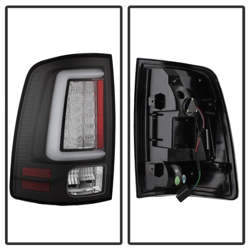 SPYDER 5084057 - SPY5084057 - Spyder Dodge Ram 2013-2014 Light Bar LED Tail Lights - Black ALT-YD-DRAM13V2-LED-BK - Shipped in Europe - Tuningsupply.com
