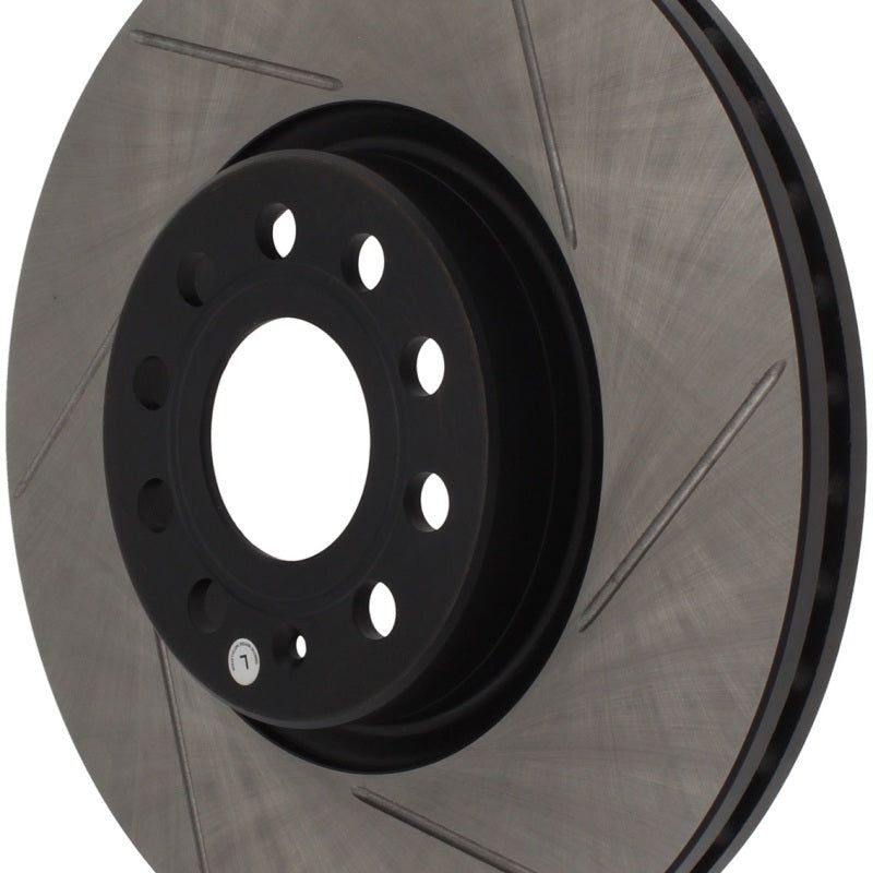 Stoptech 126.33098SL - STO126.33098SL - StopTech Power Slot 06-10 Audi A3 / 08-10 TT / 06-09 VW GTI Mlk V/Passat Left Front Slotted Rotor - Shipped in Europe - Tuningsupply.com