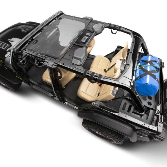 Rugged Ridge 13579.72 - RUG13579.72 - Rugged Ridge Eclipse Sun Shade Black Front 18-20 Jeep Wrangler JLU/JT - Shipped in Europe - Tuningsupply.com