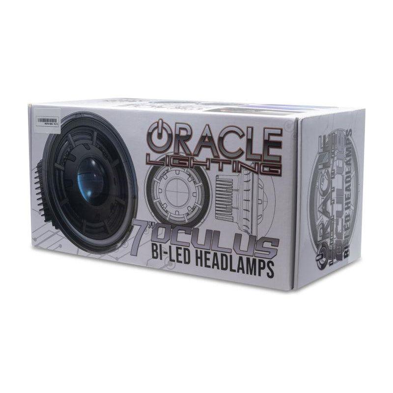 ORACLE Lighting 5876-001 - ORL5876-001 - Oracle Oculus 7in Bi-LED Projector Headlights for Jeep Wrangler JK - 6000K - Shipped in Europe - Tuningsupply.com