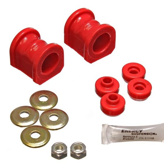 Energy Suspension 7.5115R - ENG7.5115R - Energy Suspension 91-94-Nissan Sentra/NX1600/2000 Red 27mm Front Sway Bar Frame Bushings (Sway bar e - Shipped in Europe - Tuningsupply.com