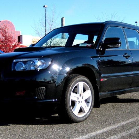 Rally Armor MF5-UR-BLK/RD - RALMF5-UR-BLK/RD - Rally Armor 03-08 Subaru Forester Black UR Mud Flap w/ Red Logo - Shipped in Europe - Tuningsupply.com