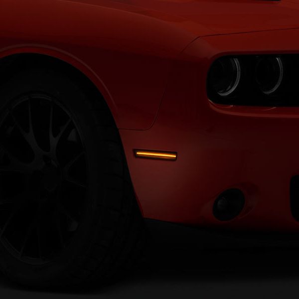 Raxiom CH3216 - RAXCH3216 - Raxiom 15-22 Challenger Excluding Widebody Axial Series LED Side Marker Lights (Smoked) - Shipped in Europe - Tuningsupply.com