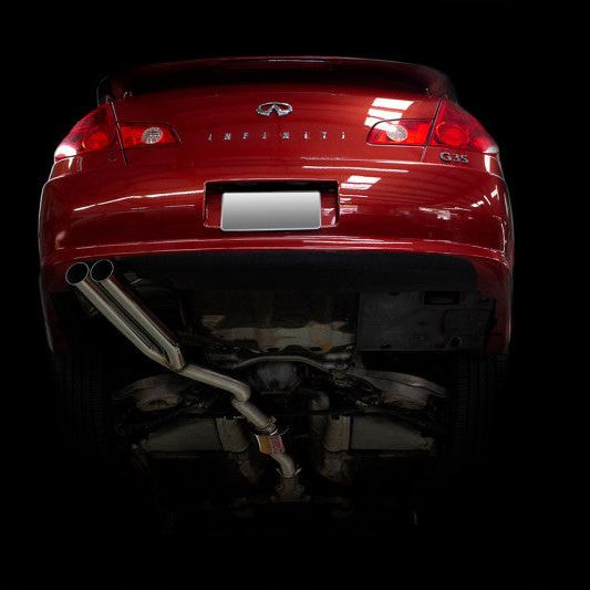 ISR Performance IS-EPDUAL-G35SDN - ISRIS-EPDUAL-G35SDN - ISR Performance EP (Straight Pipes) Dual Tip Exhaust - 05-06 Infiniti G35 Sedan - Shipped in Europe - Tuningsupply.com