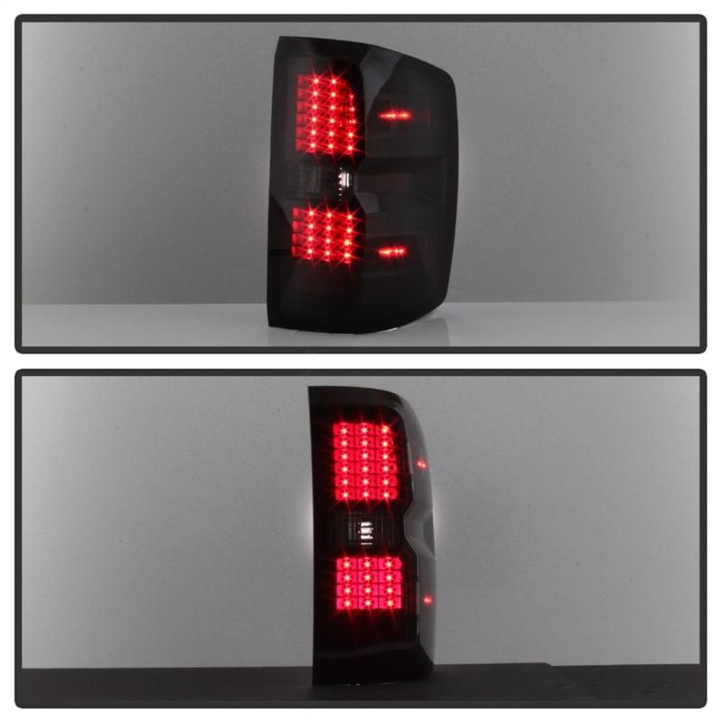 SPYDER 9036552 - SPY9036552 - xTune Chevy 1500 14-16 / Silverado 2500HD/3500HD LED Tail Lights - Black Smoked ALT-JH-CS14-LED-BSM - Shipped in Europe - Tuningsupply.com