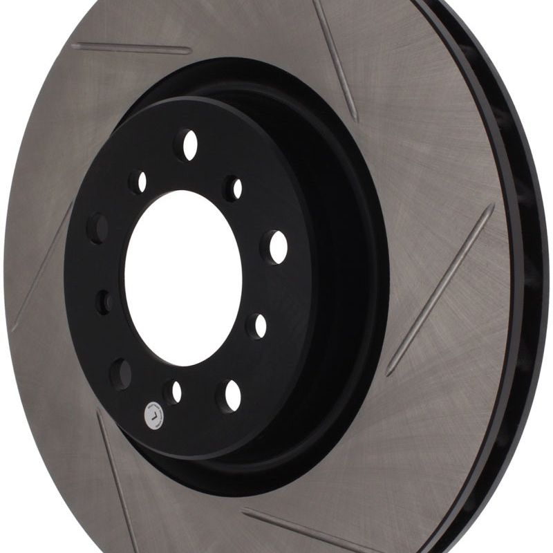 Stoptech 126.34058SL - STO126.34058SL - StopTech Power Slot BMW (E46) Front Left Slotted Rotor - Shipped in Europe - Tuningsupply.com