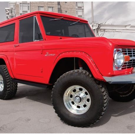 Bushwacker 20001-07 - BUS20001-07 - Bushwacker 66-77 Ford Bronco Cutout Style Flares 2pc - Black - Shipped in Europe - Tuningsupply.com